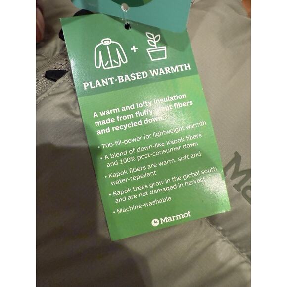 MARMOT Guides 700 Down Hoody Mens 4X Winter Parka/Jacket/Coat Green $300 - Picture 3 of 6